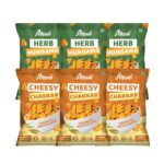Crunchy Oats Puffs Combo – Cheesy Chakkar + Herbs Hungama